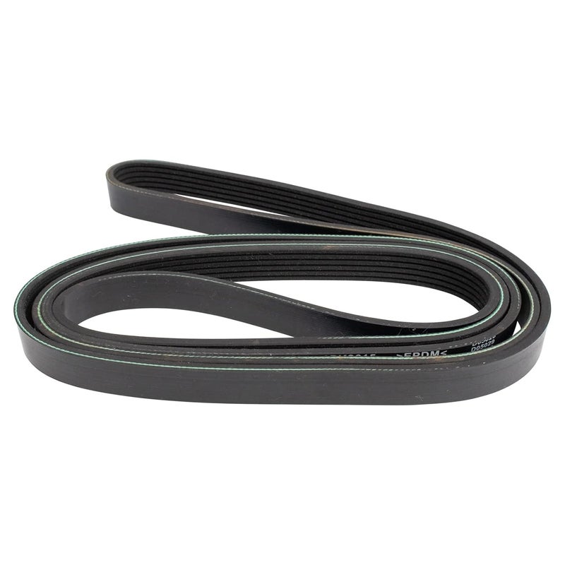 TRQ Serpentine Belt Compatible with Buick Chevrolet Ford Lincoln Oldsmobile Pontiac Saab - Image 1